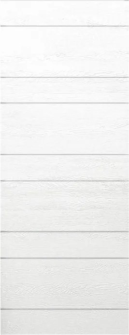 Anta per porta scorrevole Ropes in mdf bianco, L 93 x H 212 cm spessore 44 mm, apertura reversibile