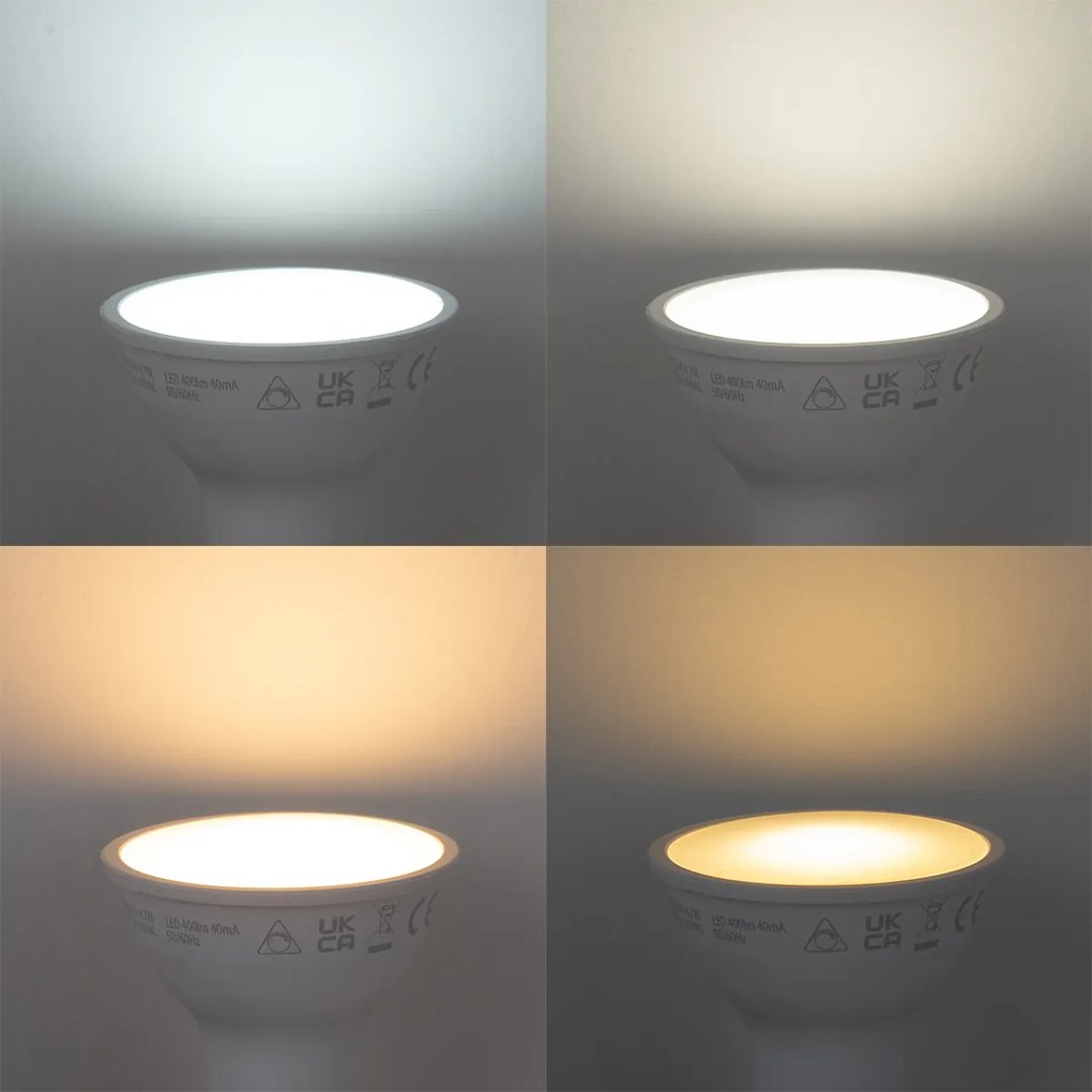 Set di Lampadine LED Smart GU10 Dimmerabili 4.7W 400 lm 2700K-6500K incl. Smart Hub Zigbee