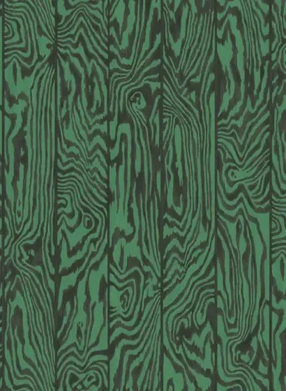 Cole & Son Carta da parati Zebrawood - Emerald