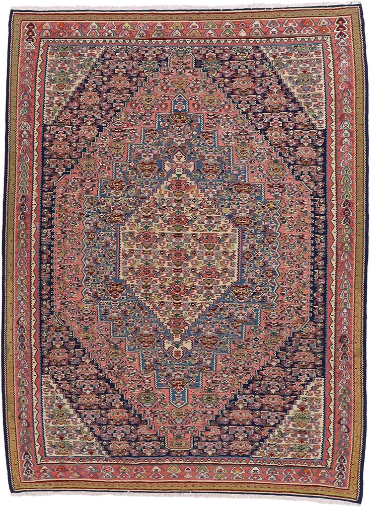 Kilim Tappeto 210 x 280 (Iran) Annodato A Mano
