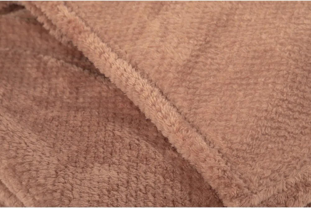 Coperta marrone in micropile 150x200 cm Pippa – Tiseco Home Studio