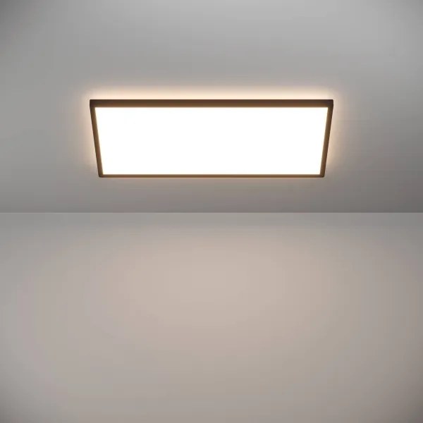 Eglo 901445 -Plafoniera LED da esterno ROVITO 17,2W/230V 30x57 cm IP44 nero