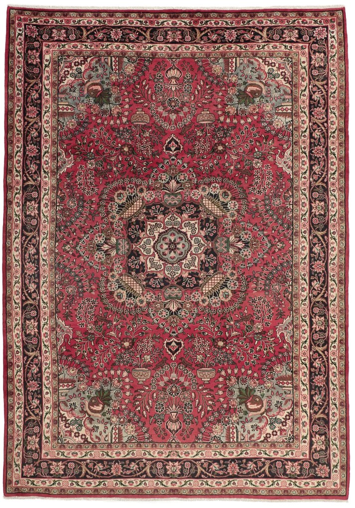 Hamedan Tappeto 320 x 220 (Iran) Annodato A Mano