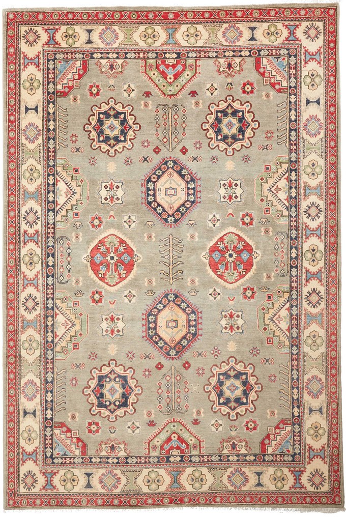 Kazak Tappeto 300x200 (Afghanistan) Annodato A Mano