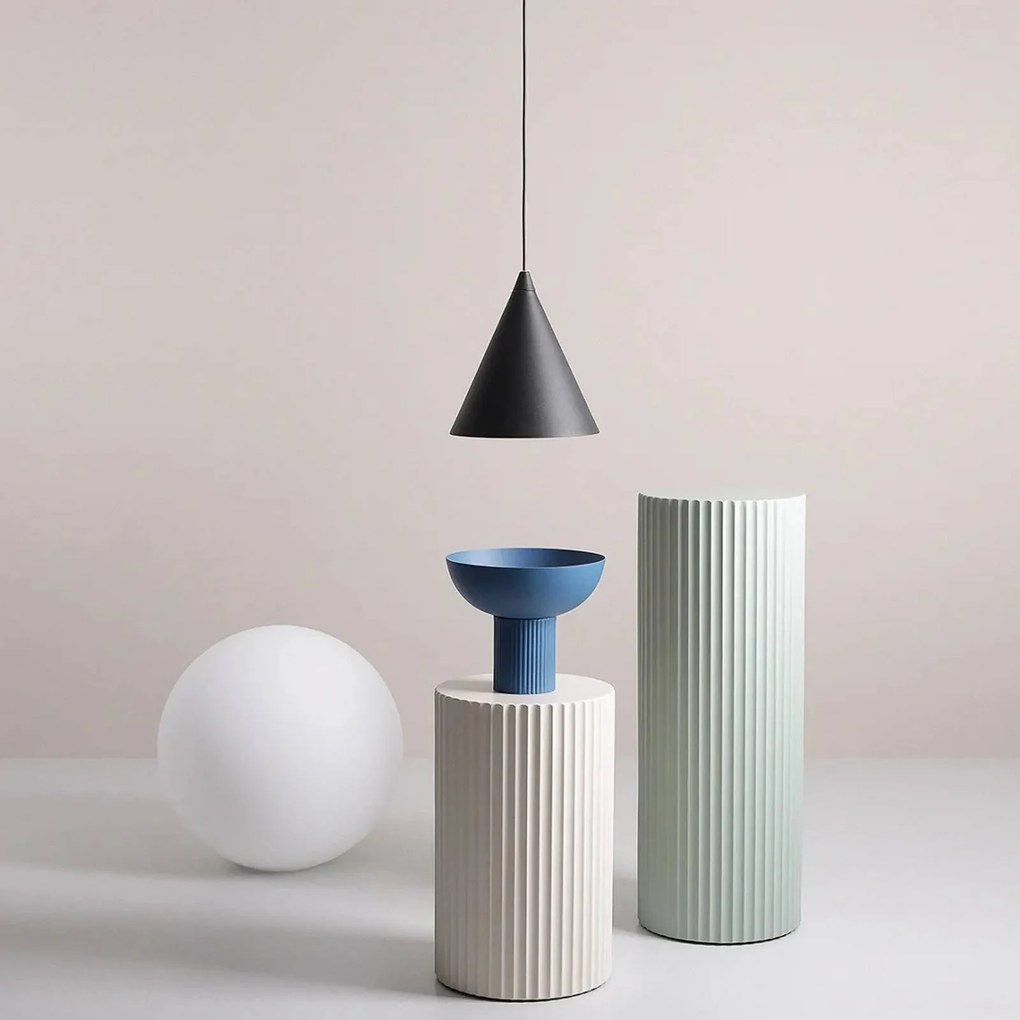 Lampada a sospensione Form ALDEX, dimmerabile, Nero, Soggiorno / Sala da pranzo, Metallo, Lampada a sospensione