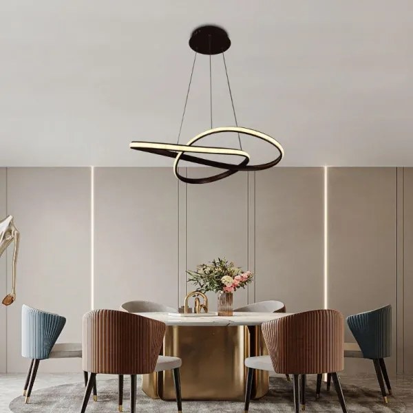 Brilagi - Lampadario a sospensione con filo LED dimmerabile COSMOWAVE LED/70W/230V 3000-6500K marrone + +TC