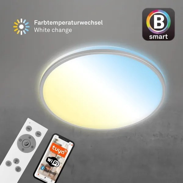Briloner 3065-014 - Plafoniera LED dimmerabile IVY 42W/230V Wi‑Fi Tuya Ø49 cm + telecomando