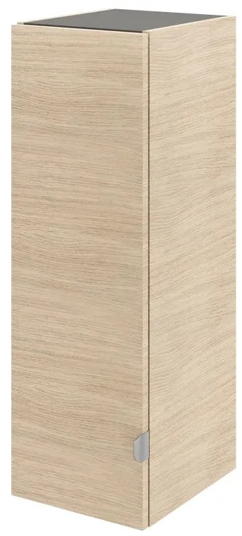 Pensile bagno Neo rovere naturale SENSEA, 1 anta apertura da sinistra P 35 x L 30 x H 90 cm