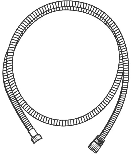 GROHE 22100000 - VITALIOFLEX METAL LONG-LIFE Tubo doccia da 1750 mm, cromato