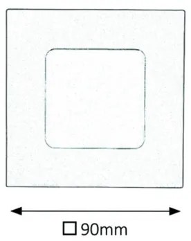 Rabalux 5590 - Lampada LED da incasso per bagni LOIS LED/3W/230V IP44 3000K
