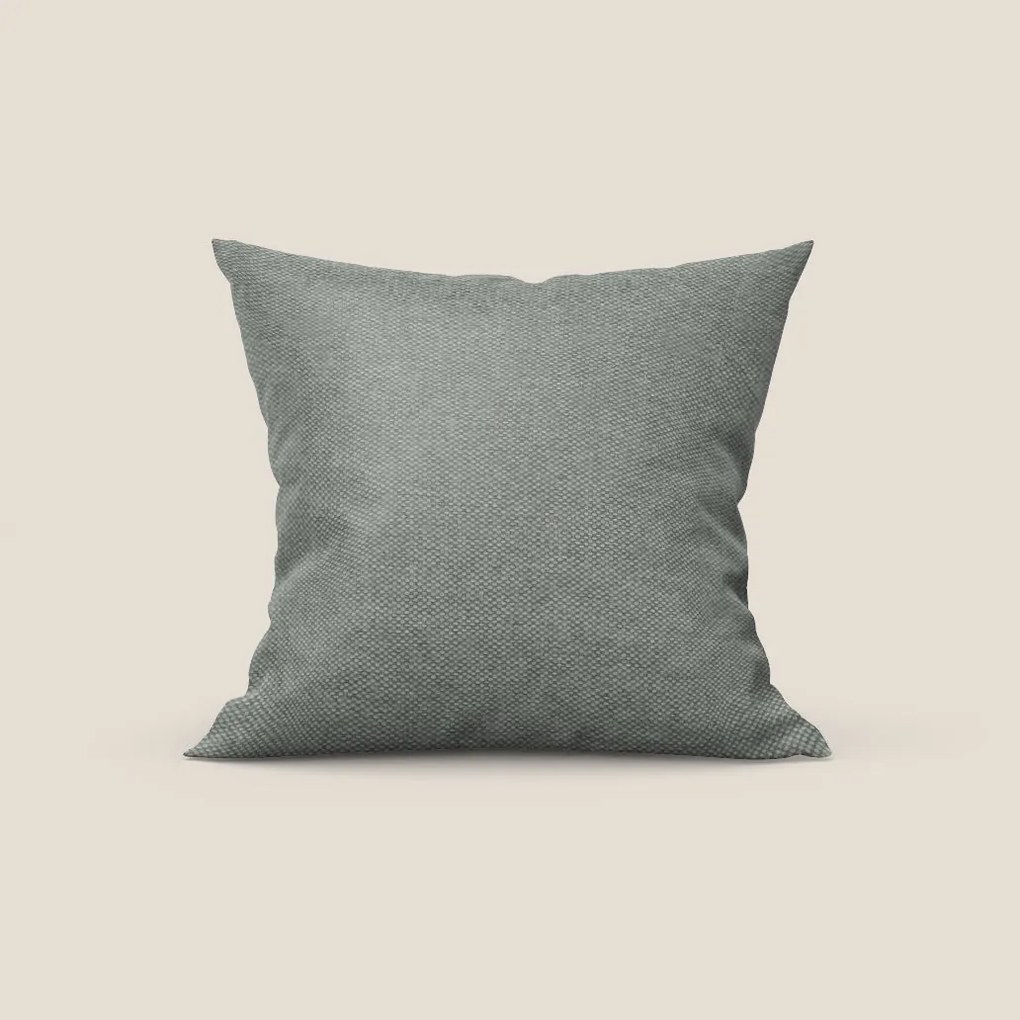 Honey cuscino disponibile in diversi colori realizzato in tessuto simil cotone impermeabile T13 grigio