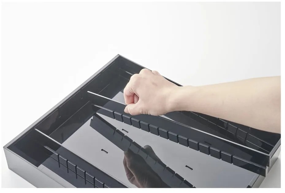 Credenza in plastica nera per cassetto 47,5 x 35 cm - YAMAZAKI