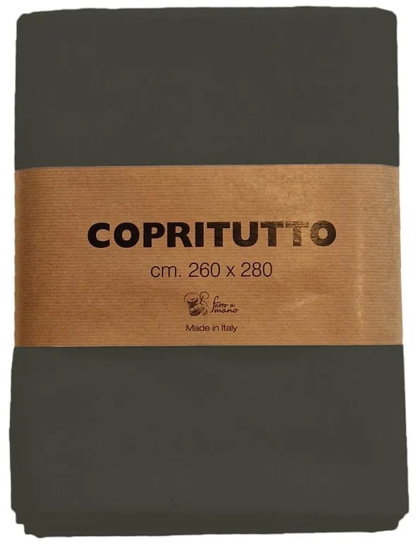 Coperta in Cotone COPRIUTTO 2 PIAZZE CM. 260x280 COTONE marrone, 260x 280 cm