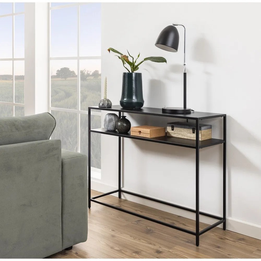 Tavolo consolle nero 100x35 cm Newcastle - Actona