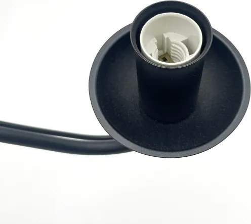 Lampadario a catena ANTON 3xE14/15W/230V nero