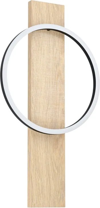 Applique LED Boyal nero IP20, luce bianco caldo 1700 lumen, EGLO