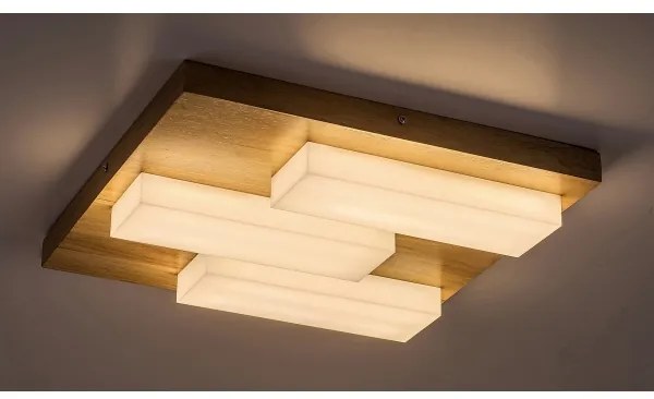 Rabalux 71142 - Plafoniera LED KONTE LED/30W/230V quercia