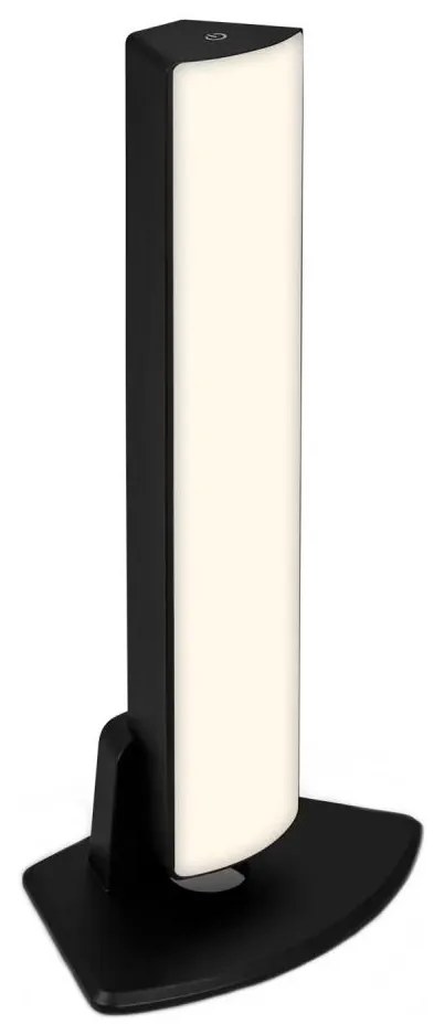 Briloner 7474-015 - Lampada da tavolo LED ricaricabile 7W 5V 3000K nera