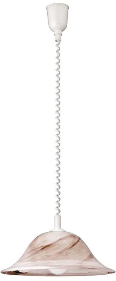 Rabalux 3954 - Lampadario ALABASTRO 1xE27/60W/230V in vetro alabastrino