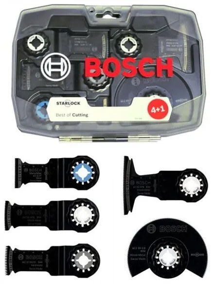 Bosch - Confezione da 5 lame oscillanti per utensili starlock Best for cut 2608664131