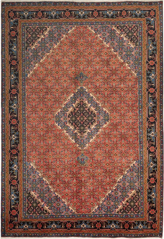 Ardebil Tappeto persiano 200 x 290 Blu (Iran) Annodato A Mano