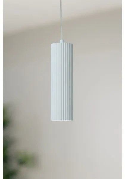 Markslöjd 108465 - Lampadario a sospensione con filo COSTILLA 1xGU10/7W/230V bianco