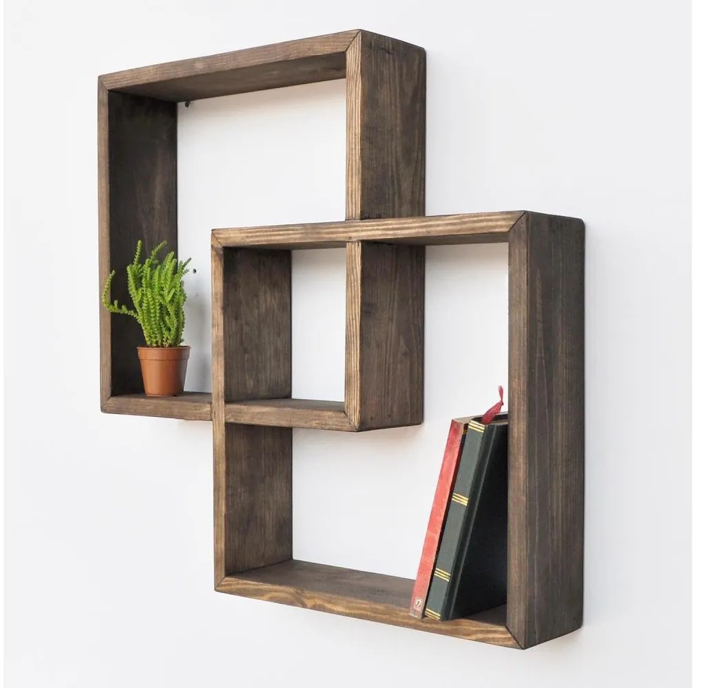 Mensola da parete 51x51 cm abete