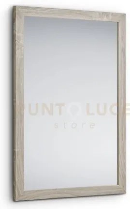 Kim specchio da parete con cornice liscia con ganci x installazione...