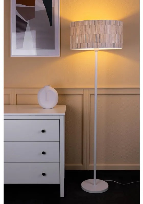 Lampada da terra Lampada da terra Lunita H 128 cm in acciaio, H 128 cm,