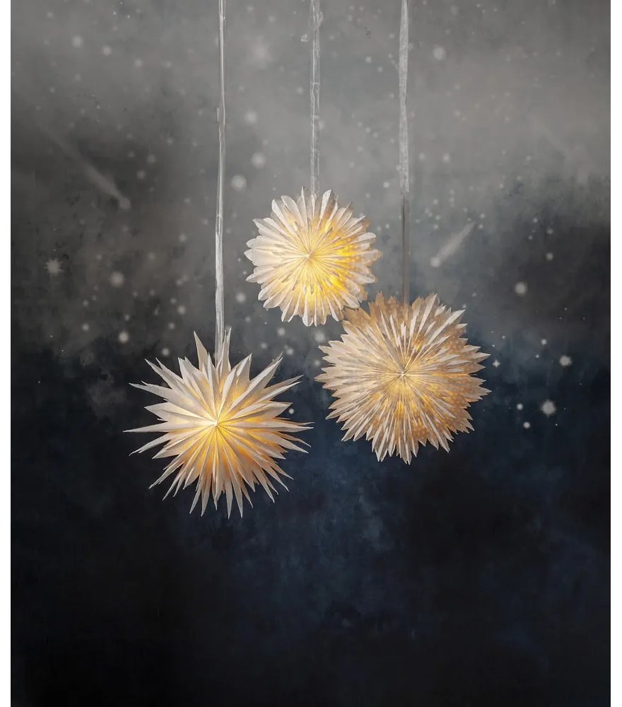 Decorazione luminosa bianca con motivo natalizio Cloud - Star Trading