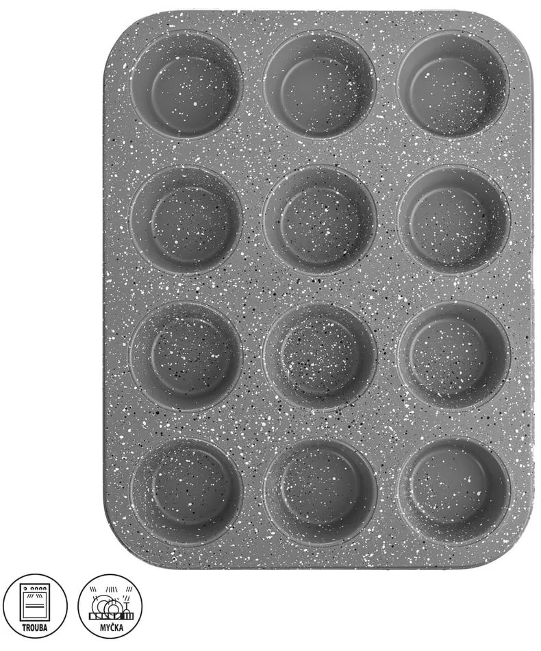 Stampo da forno in metallo per muffin 26,5x35 cm Grande – Orion