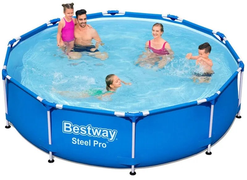 Bestway Piscina Fuori Terra Steel Pro Tonda Ø 305 X 76 Cm