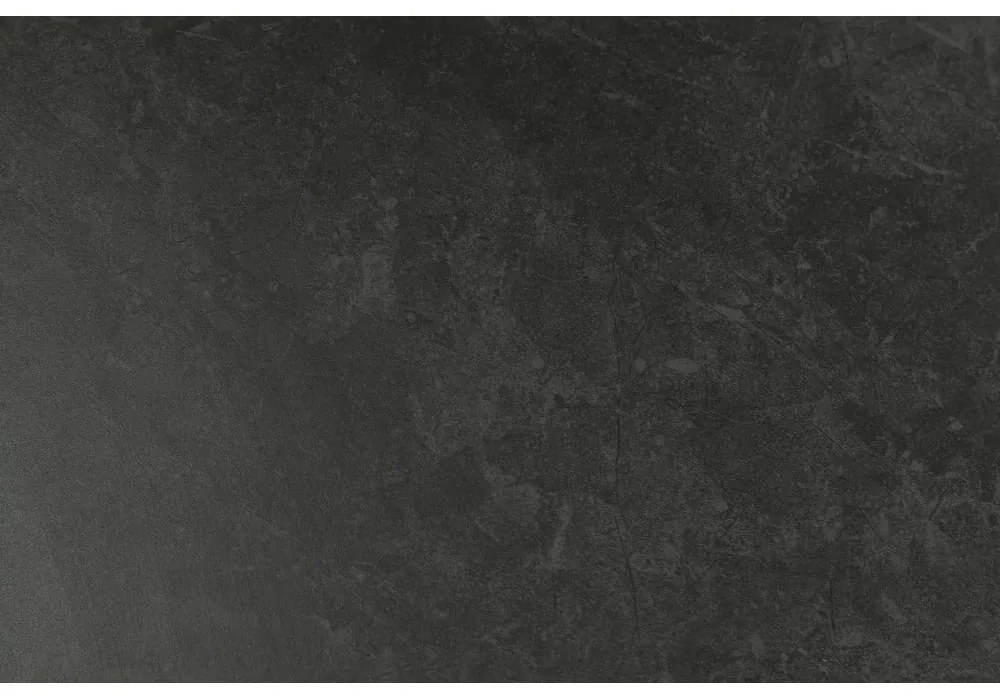 Tavolino nero con piano in ceramica 60x120 cm Caracas - Actona