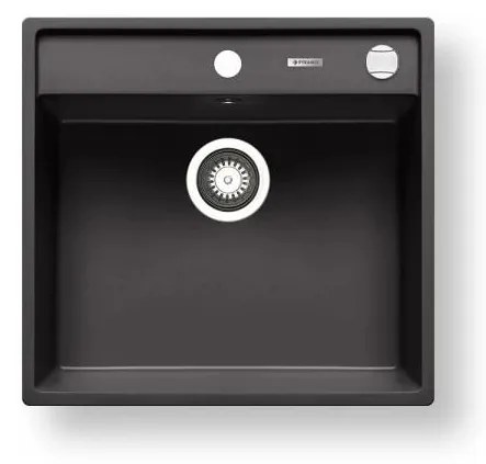 Pyramis 70168301 - Lavello cucina CAMEA 50x53 cm granito/nero