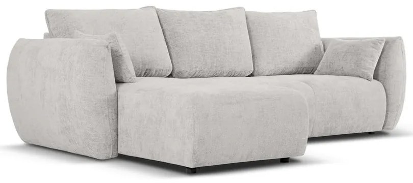 Divano angolare grigio chiaro (angolo sinistro) Matera - Cosmopolitan Design