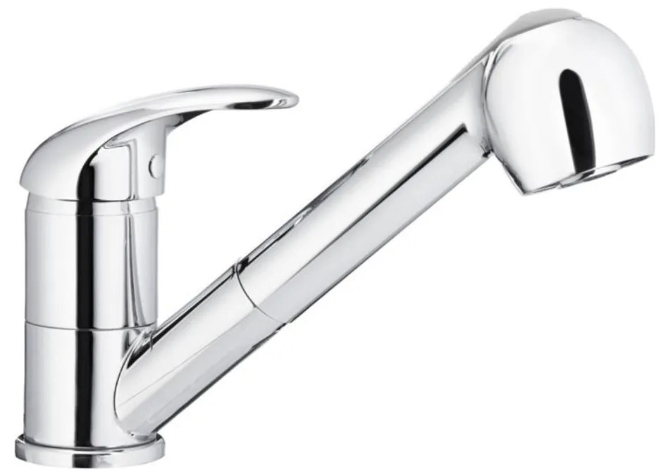 KFA Armatura 6613-110-00 - Rubinetto lavello con doccetta estraibile INDIRA cromo lucido