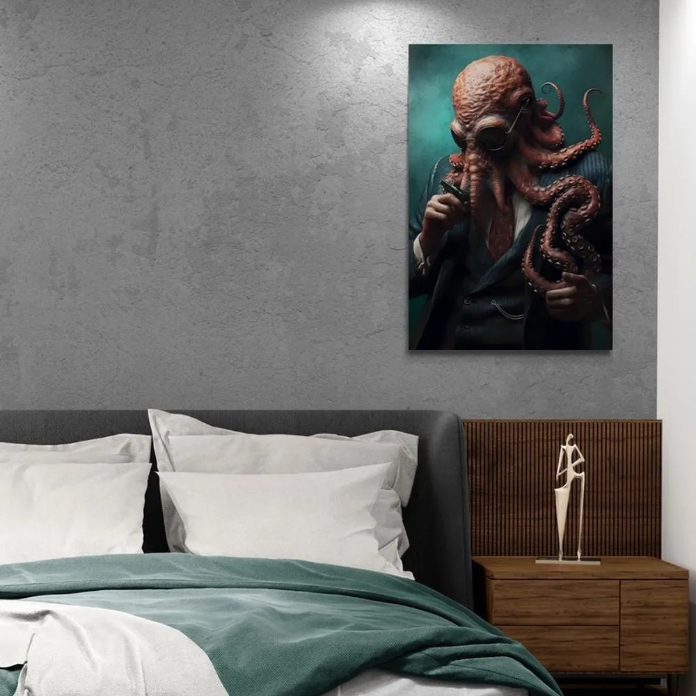 Quadro su tela – Gangster animale polpo