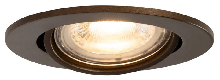 Set di 6 faretti da incasso moderni Bronzo scuro orientabili - Cisco