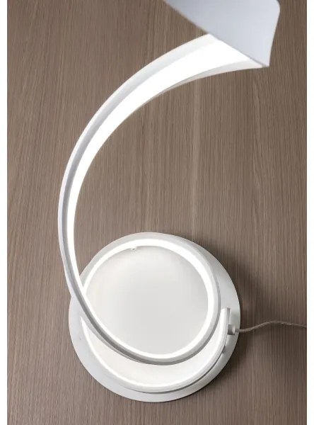 Redo 01-1815 - Lampada da tavolo a LED TORSION LED/11W/230V bianca