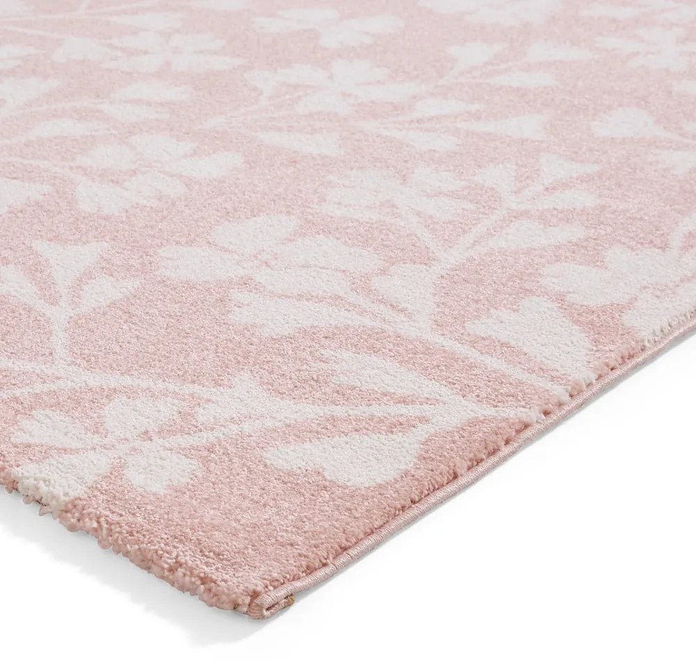 Tappeto in rosa chiaro 120x170 cm Grace Floral – Catherine Lansfield