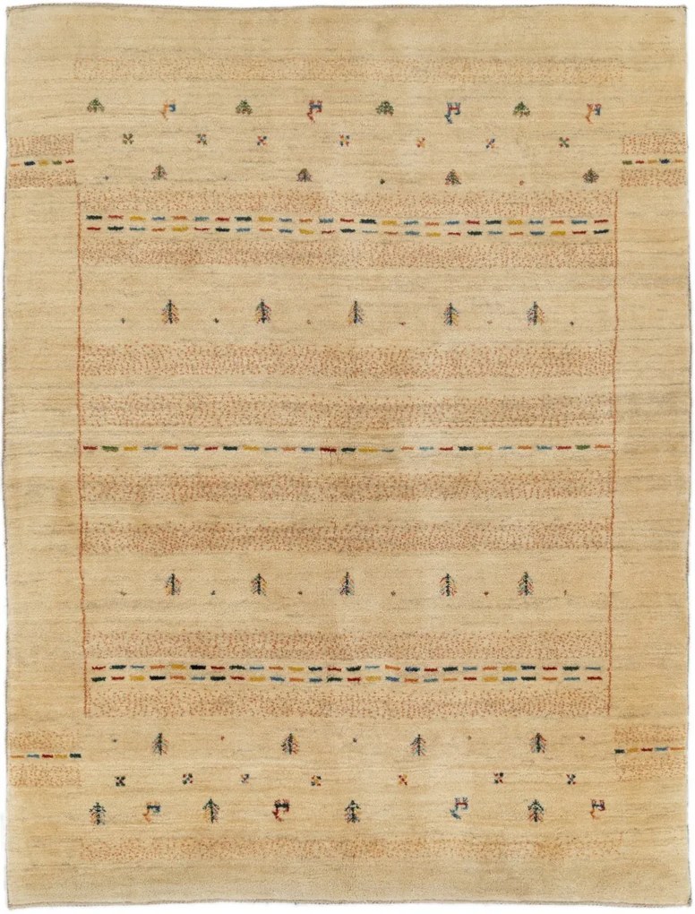 Gabbeh Tappeto 170 x 220 (Iran) Annodato A Mano