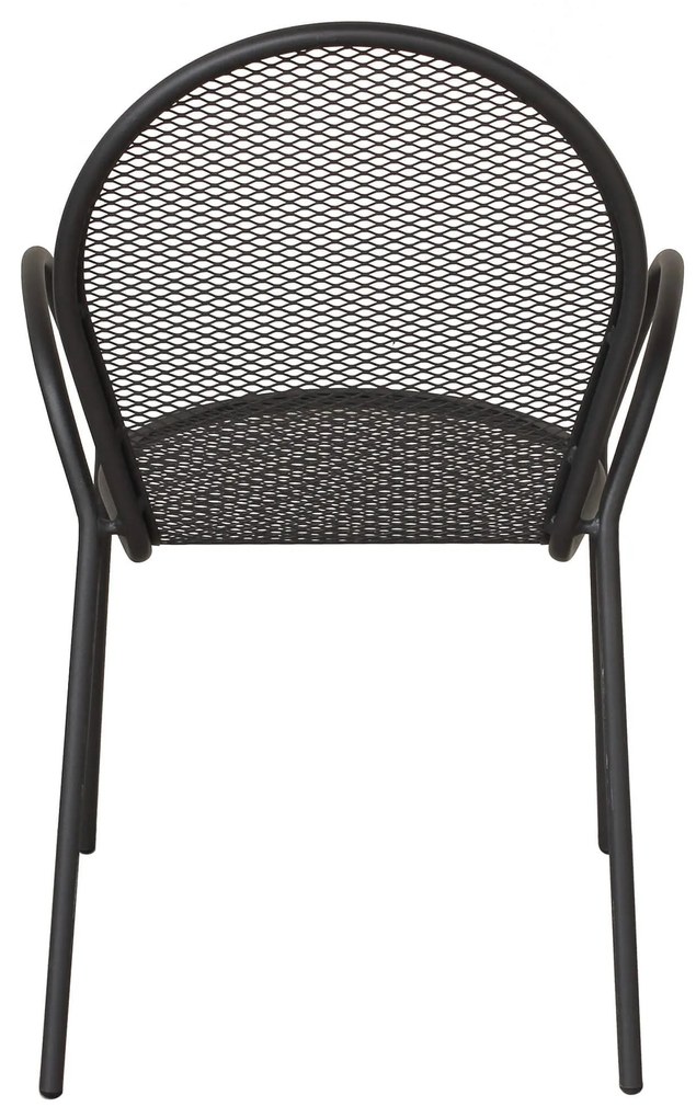 MARIS - poltrona da giardino impilabile in ferro