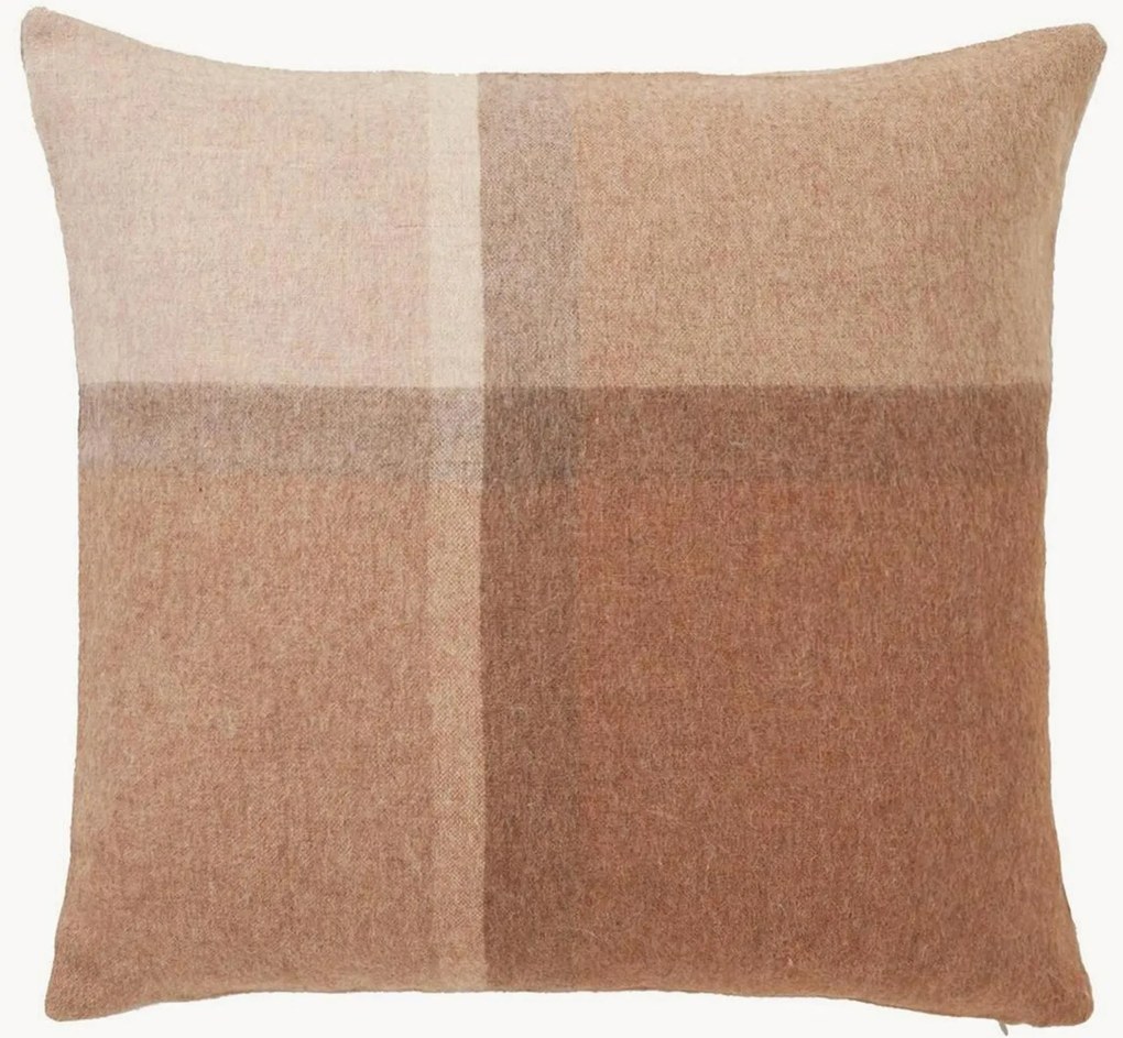 Copricuscino reversibile in lana di alpaca Manhattan