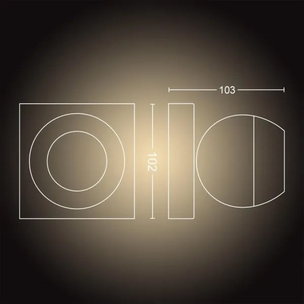 Philips 50471/30/P6 - Faretto LED dimmerabile Hue BUCKRAM 1xGU10/5W/230V