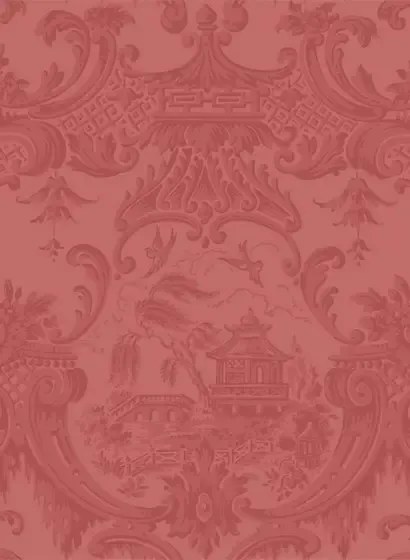 Cole & Son Carta da parati Chippendale China - red