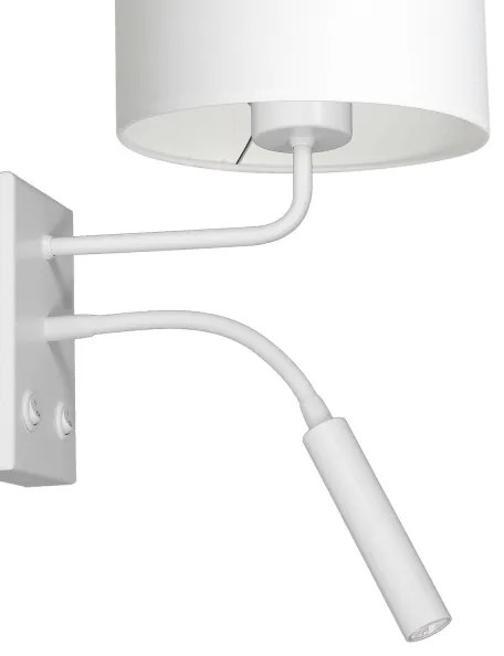 Lampada da parete ARDEN 1xE27/60W+1xG9/8W/230V bianca