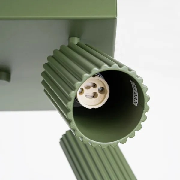 Sollux SL.1621 - Faretto KARBON 4xGU10/10W/230V verde