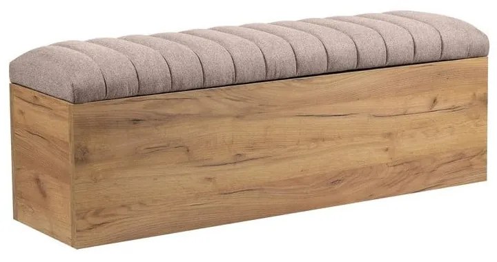 Panca in colore beige e naturale Oceane - Bobochic Paris