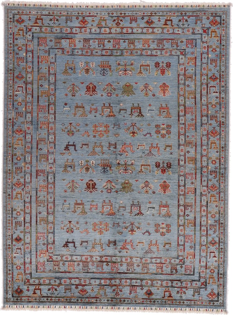 Samarkand Tappeto 230 x 180 (Afghanistan) Annodato A Mano