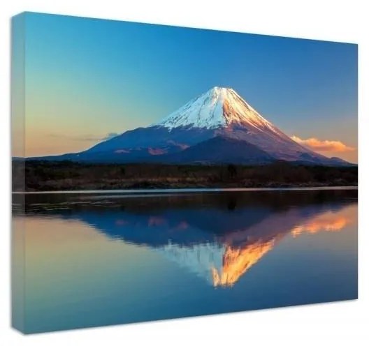 Quadro su tela, Paesaggio giapponese Monte Fuji  Dimensioni Tappeti 100x70